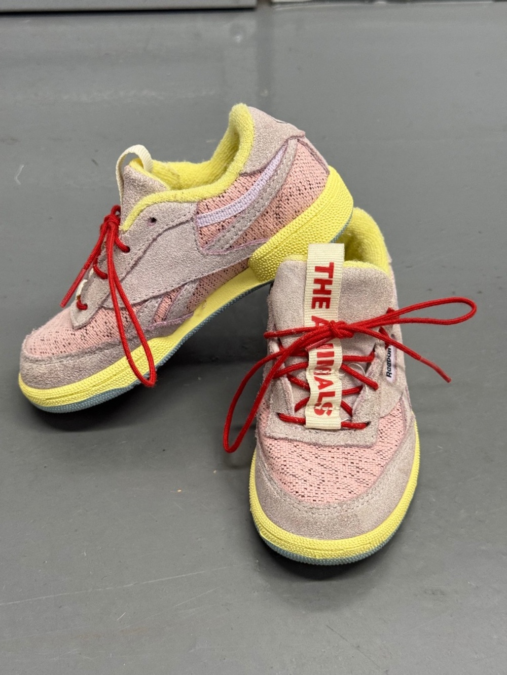 Reebok x The Animals Observatory Kids Sneakers Pink Size 9